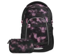 coocazoo MATE Schulrucksack-Set 2tlg inkl. Schlamperbox (Pink Illusion V2)