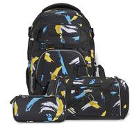 coocazoo MATE Set aus MATE + Sporttasche + Mäppchen MatSptMap Crazy Artnight