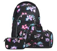 coocazoo MATE Set aus MATE + Sporttasche + Mäppchen MatSptMap26 Floral Artnight