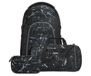 coocazoo MATE Set aus MATE + Sporttasche + Mäppchen MatSptMap26 Reflective Splash