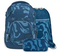 coocazoo MATE Set aus MATE + Turnbeutel + Mäppchen MatTubMap Breaking Waves