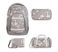 Coocazoo Mate Vanilla Bloom Schulrucksack Set 4tlg