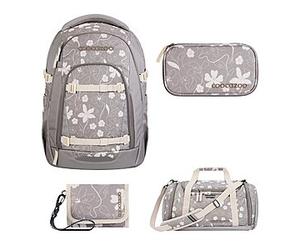 Coocazoo Mate Vanilla Bloom Schulrucksack Set 4tlg