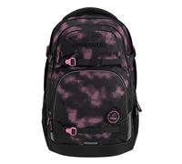 Coocazoo Schulrucksack PORTER „Pink Illusion”, schwarz-pink, ergonomischer & anpassbarer Tornister, höhen- & größenverstellbar, mit Brustgurt & Hüftgurt, ab der 3. Klasse