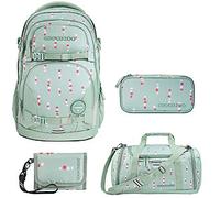 Coocazoo PORTER Dancing Dots 4tlg Schulrucksack Set