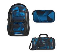 Coocazoo Porter Electric Ice Schulrucksack Set 3tlg