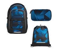 Coocazoo Porter Electric Ice Schulrucksack Set 3tlg