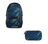 Coocazoo Porter Fast Lime Schulrucksack Set 2tlg