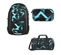 Coocazoo Porter Laser Lights Schulrucksack Set 3tlg
