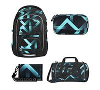 Coocazoo Porter Laser Lights Schulrucksack Set 4tlg