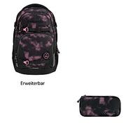 Coocazoo PORTER Pink Illusion 2tlg Schulrucksack Set