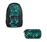 Coocazoo Porter Pixel Blox Schulrucksack Set 2tlg