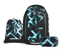 Coocazoo Porter Schulrucksack Set 3tlg. inkl. Sportbeutel (Laser Lights)