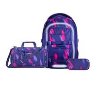 Coocazoo Porter Schulrucksack Set 3tlg. inkl. Sporttasche (Aurora Glow)