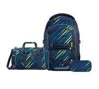 Coocazoo Porter Schulrucksack Set 3tlg. inkl. Sporttasche (Fast Lime)