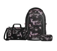 Coocazoo Porter Schulrucksack Set 3tlg. inkl. Sporttasche (Pink Illusion)