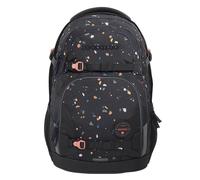coocazoo Schulrucksack Porter, Sprinkled Candy, schwarz-rosa, ergonomischer & anpassbarer Tornister, höhen- & größenverstellbar, mit Brustgurt & Hüftgurt, leicht & individuell, ab der 3. Klasse