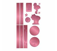 Coocazoo Reflektierendes Sticker-Set - BERRY