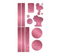 Coocazoo Sticker-Set Berry – reflektierend, coole Motive, wasserabweisend