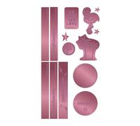 coocazoo Reflektierendes Sticker-Set Berry, trendig, Coole Motive, Sichtbarkeit im Straßenverkehr, wasserabweisend