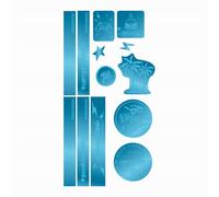 coocazoo Reflektierendes Sticker-Set "Blue"