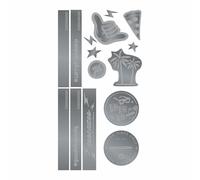 Coocazoo Reflektierendes Sticker-Set - SILVER