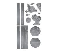 coocazoo Reflektierendes Sticker-Set "Silver"