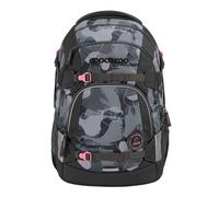 coocazoo - Rucksack MATE, Bubble Brush schwarz/rot