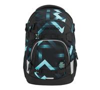 coocazoo - Rucksack MATE, Laser Lights schwarz/grün