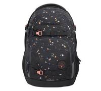 coocazoo Schulrucksack Porter, Sprinkled Candy, schwarz-rosa, ergonomischer & anpassbarer Tornister, höhen- & größenverstellbar, mit Brustgurt & Hüftgurt, leicht & individuell, ab der 3. Klasse