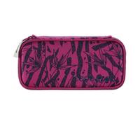 coocazoo Federmäppchen PencilDenzel „WWF Anemone-Trail“ rosa, Schlamperetui, Geodreieckfach, Stundenplanfach, herausnehmbarer Stiftehalter, zusätzliches Reißverschlussfach