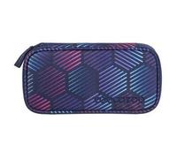 coocazoo - Schlampermäppchen, Indigo Illusion blau/rot