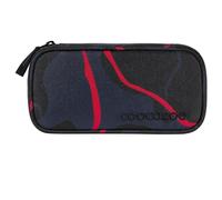 coocazoo - Schlampermäppchen, Lava Lines schwarz/rot