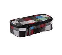 coocazoo Schlampermäppchen PencilDenzel Checkmate Blue-Red