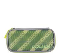 coocazoo Federmäppchen PencilDenzel „MeshFlash Neon Green“ grün, Schlamperetui, Geodreieckfach, Stundenplanfach, herausnehmbarer Stiftehalter, zusätzliches Reißverschlussfach