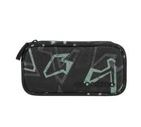 coocazoo - Schlampermäppchen, Reflective Graffiti schwarz/grün