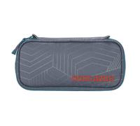 Coocazoo Federmäppchen PencilDenzel Streetman, grau, mit Schlamperetui, Geodreieckfach, Stundenplanfach, inkl. herausnehmbarer Stiftehalter, zusätzliches Reißverschlussfach