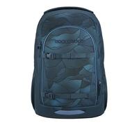 Coocazoo Schulrucksack EVERY „Christal Waves“, blau, ergonomischer & anpassbarer Tornister, höhenverstellbar, mit Brustgurt & Hüftgurt, ab der 3. Klasse