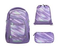 Coocazoo Schulrucksack Mate Arctic Lights 3 tlg-1