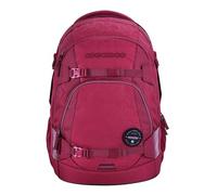 coocazoo Schulrucksack Mate „Berry Boost”, Beere, ergonomischer & anpassbarer Tornister, höhen- & größenverstellbar, mit Brustgurt & Hüftgurt, ab der 3. Klasse