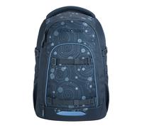Coocazoo MATE Schulrucksack „Blue Orbit”, blau, ergonomischer & anpassbarer Tornister, höhen- & größenverstellbar, mit Brustgurt & Hüftgurt, ab der 3. Klasse