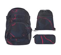 Coocazoo Schulrucksack Mate Lava Lines 3 tlg. (1)