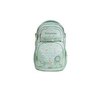 coocazoo Schulrucksack Porter „Dancing Dots”, Mint, ergonomischer & anpassbarer Tornister, höhen- & größenverstellbar, mit Brustgurt & Hüftgurt, ab der 3. Klasse