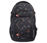 coocazoo Schulrucksack Porter, Sprinkled Candy, schwarz-rosa, ergonomischer & anpassbarer Tornister, höhen- & größenverstellbar, mit Brustgurt & Hüftgurt, leicht & individuell, ab der 3. Klasse