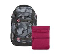 coocazoo Schulrucksack-Set MATE, Bubble Brush, 2-teilig
