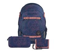 coocazoo Schulrucksack-Set MATE, Sweet Rose, 3-teilig