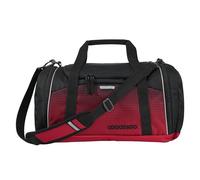 coocazoo Sporttasche „Blazing Fire”, schwarz-rot, Hauptfach, Nasswäschefach, Seitentasche, Reflektoren, 20 Liter, ab der 3. Klasse