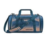 coocazoo Sporttasche „Pacific Tribes“, blau-orange, Hauptfach, Nasswäschefach, Seitentasche, Reflektoren, 20 Liter, ab der 3. Klasse