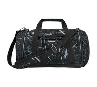 coocazoo Sporttasche „Reflective Splash“, schwarz-grau, reflektierend, Hauptfach, Nasswäschefach, Seitentasche, Reflektoren, 20 Liter, ab der 3. Klasse