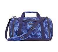 coocazoo Sporttasche „Tropical Night”, blau, Hauptfach, Nasswäschefach, Seitentasche, Reflektoren, 20 Liter, ab der 3. Klasse